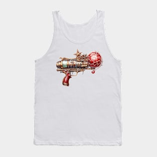 Steampunk Christmas Gun Tank Top